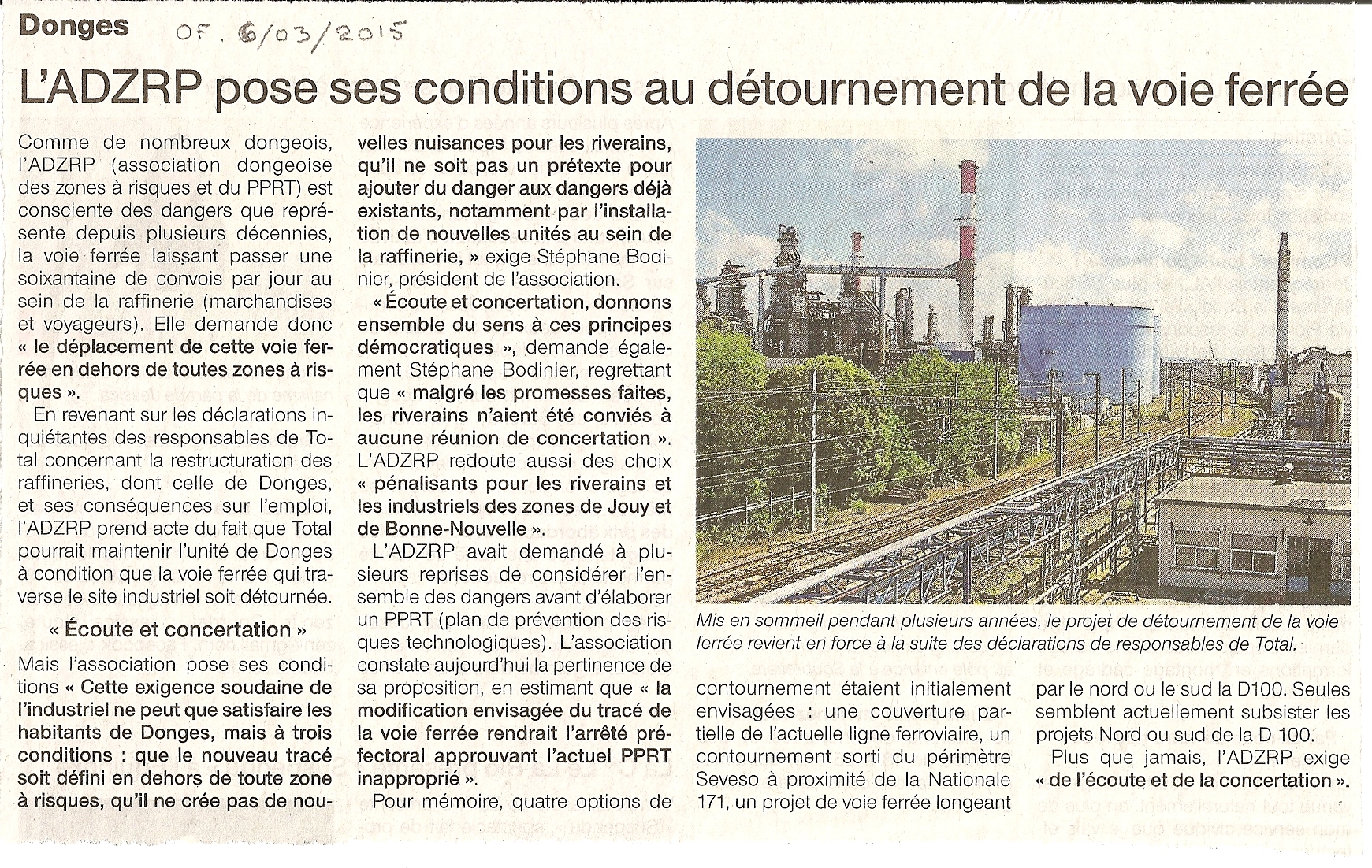 Article conditions contournement