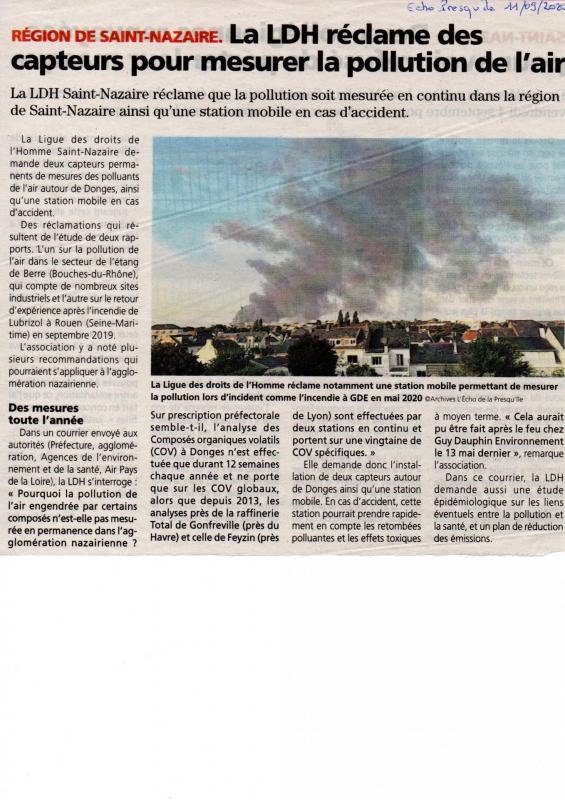 Article echo presqu ile 11 sept ldh 2