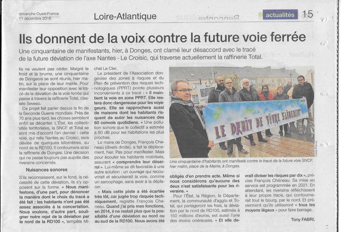 Manifestationvoieferree10122016ouest france 11 12 16