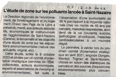 Of 12 marsl etude de zone sur les polluants lancee a saint nazaire