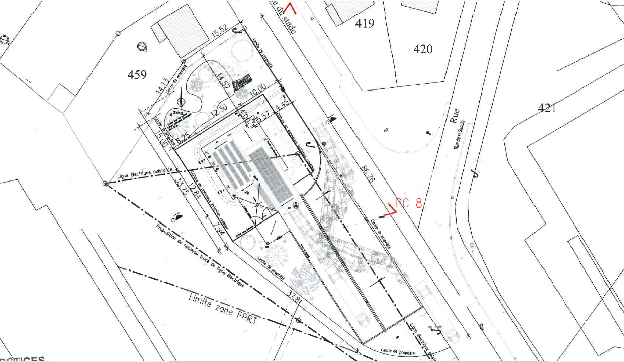 Plan de l installation prevue